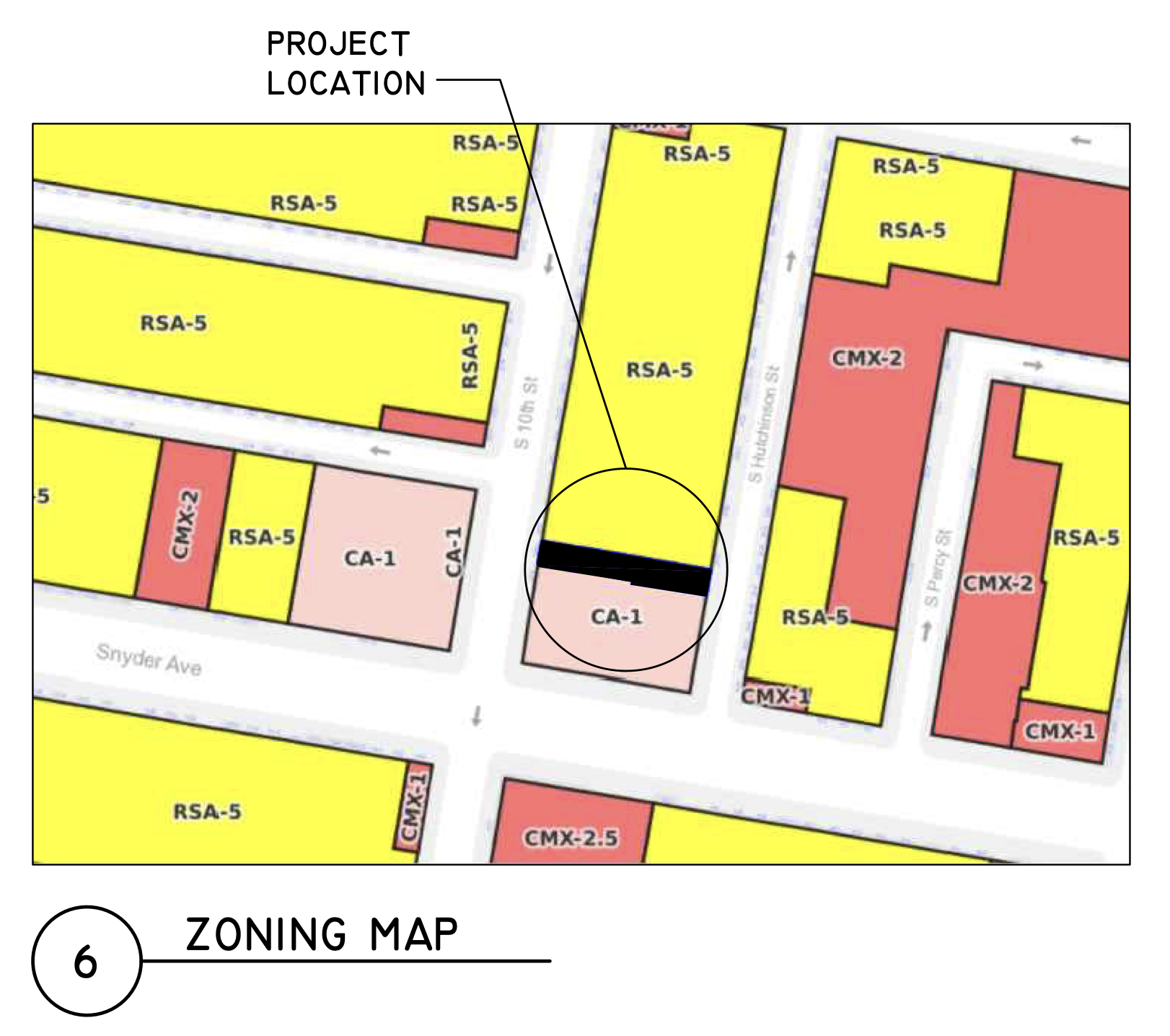 2039 South 10th Street Map