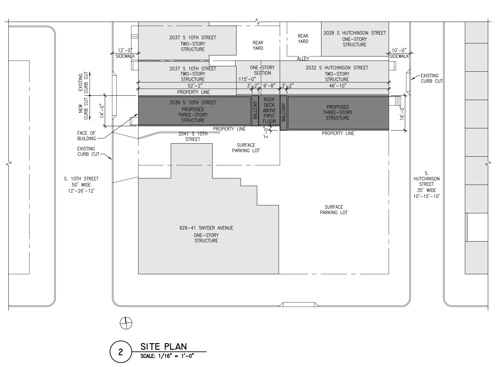 2039 South 10th Street Site Plan