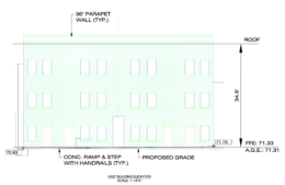 2502 North Fairhill Street Elevation