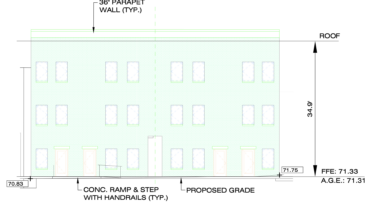 2502 North Fairhill Street Elevation