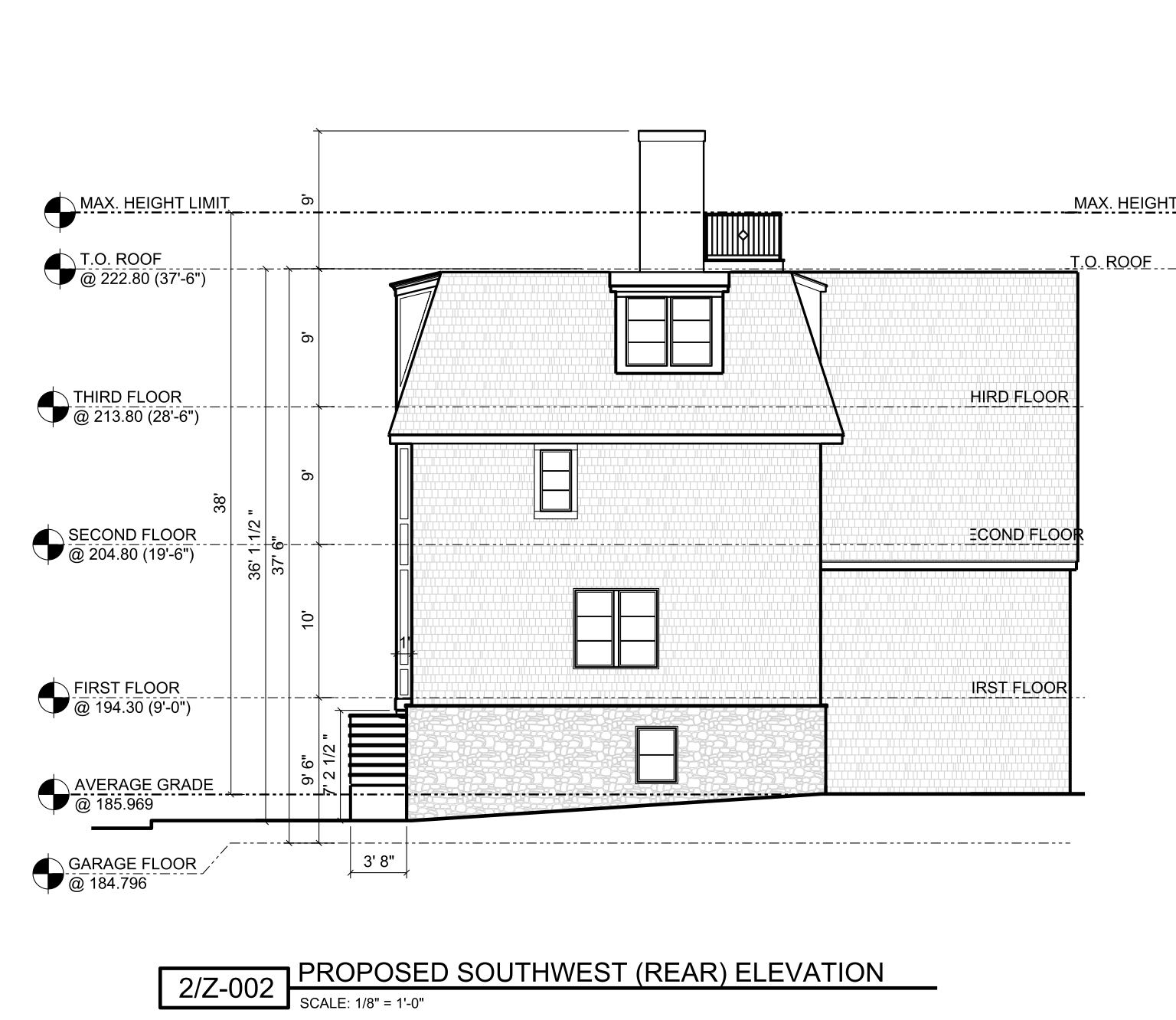 3401 Ainslie Street Southwest Elevation