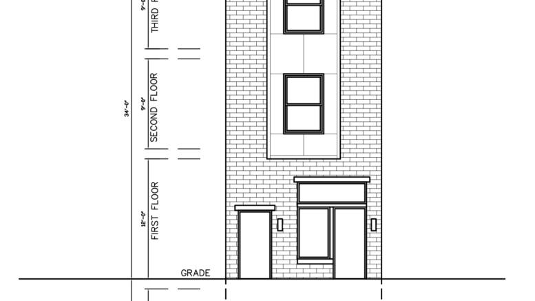5738 Crittenden Street Elevation