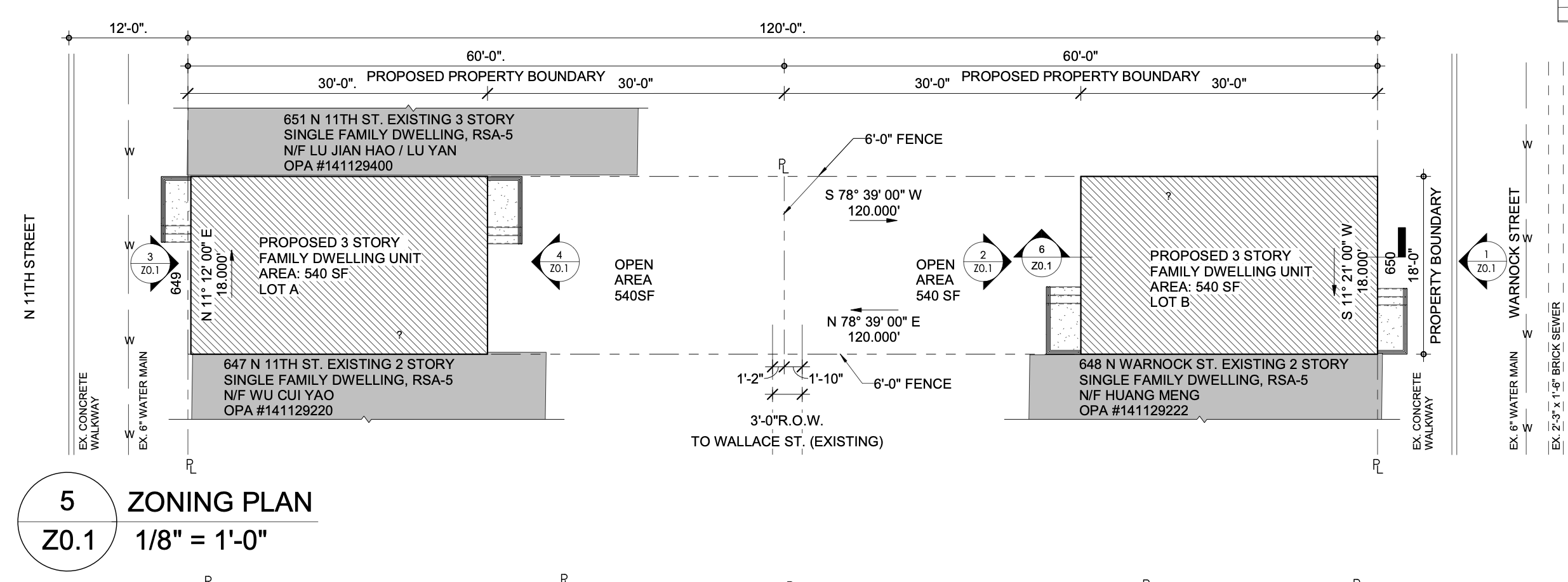 649 North 11th Street Plan