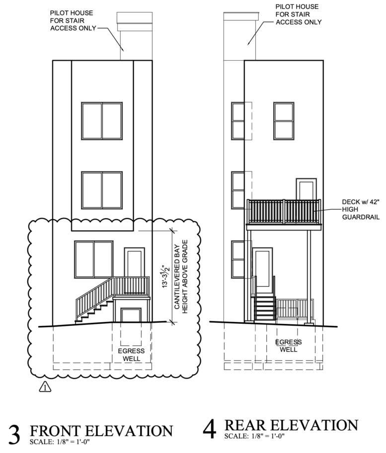 707 North 35th Street Elevations