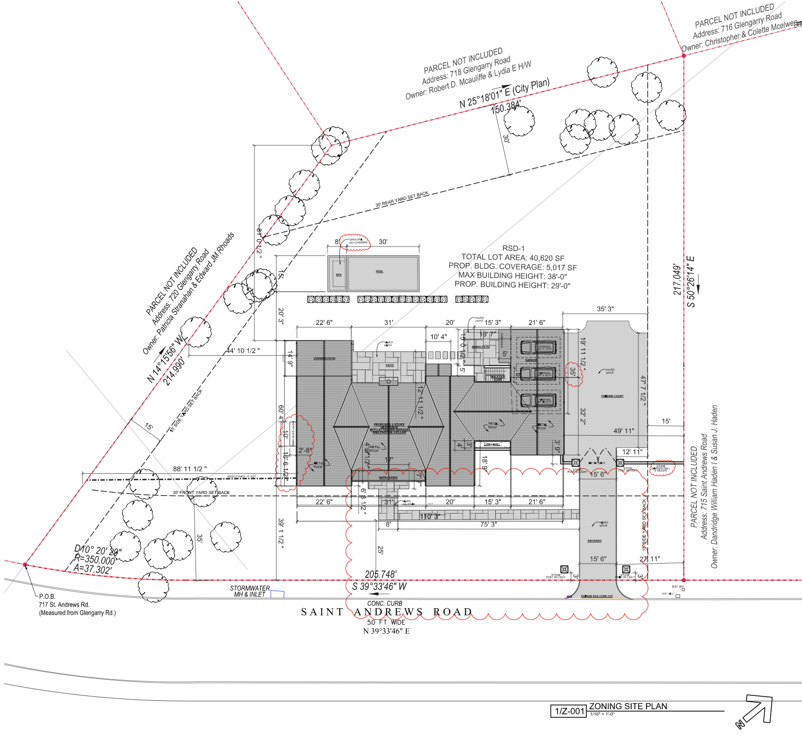 717 Saint Andrew Road Plan