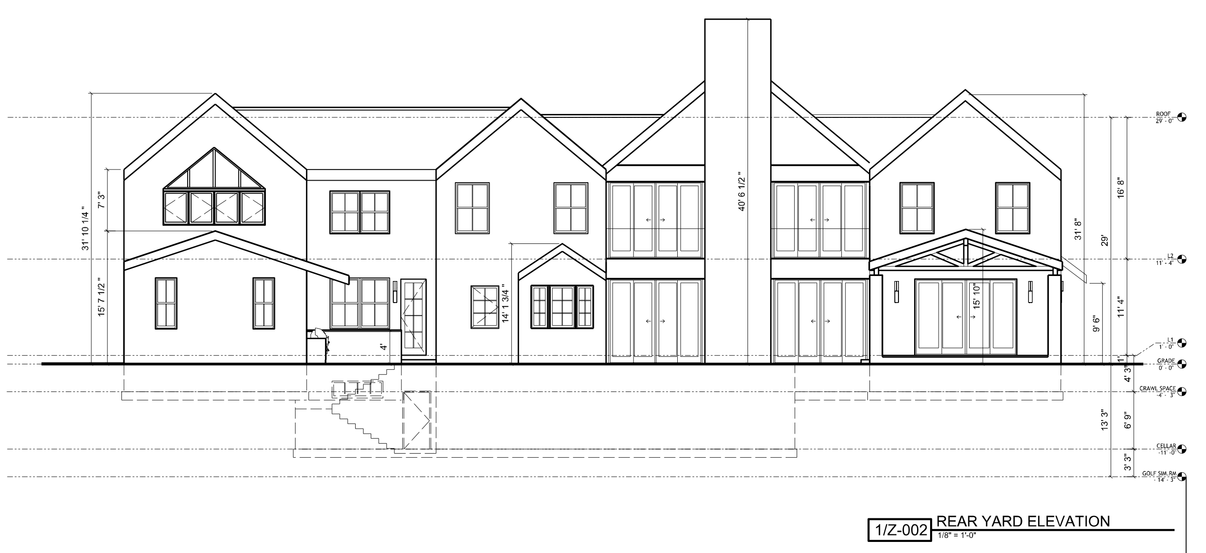 717 Saint Andrew Road Rear Elevation