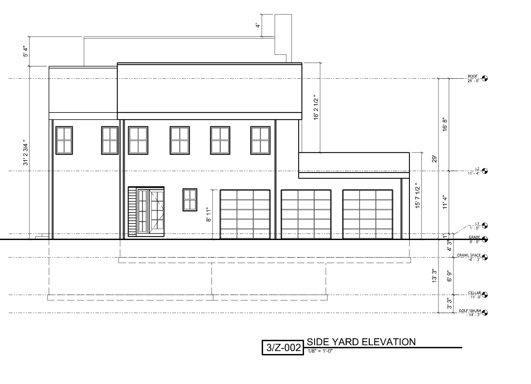 717 Saint Andrew Road Side Elevation